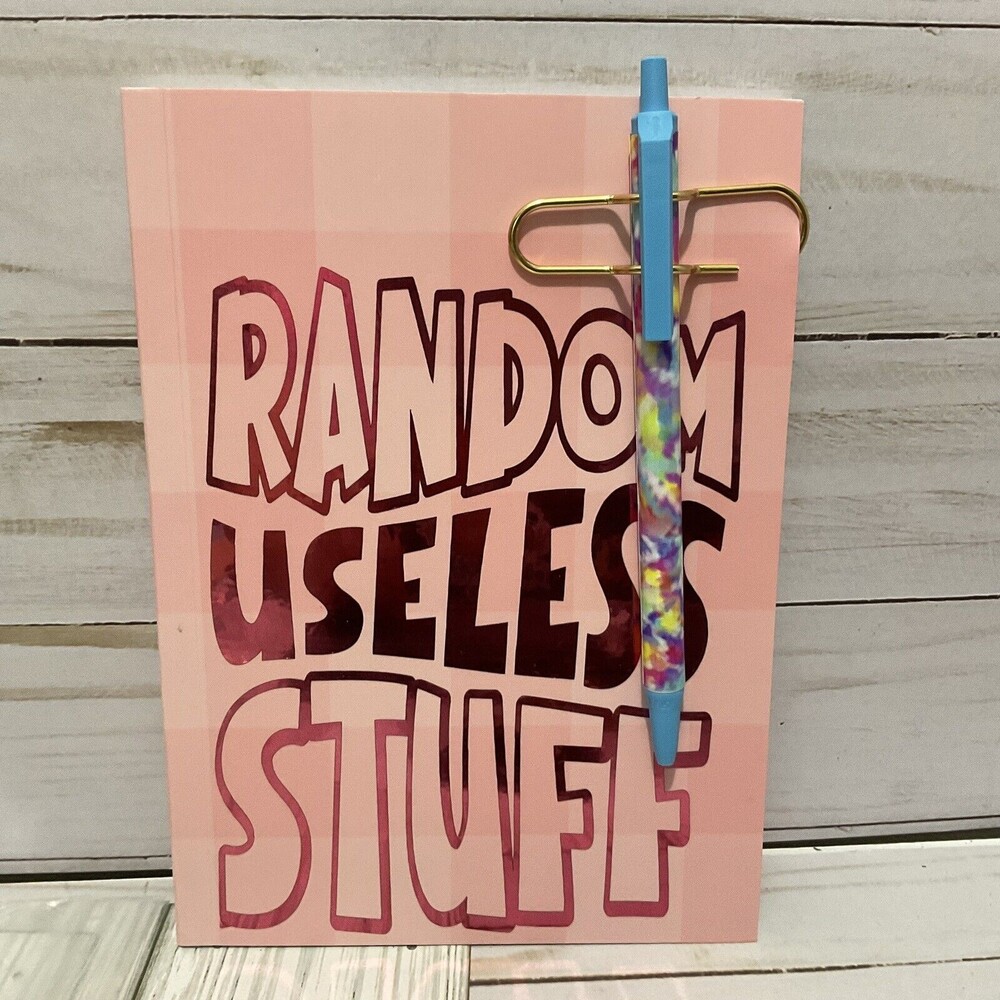 Artistic Delights: Decorated Notebook with Penholder and Decorated Pen